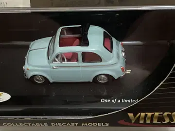 피아트 500 한정판 1:43 스케일 vitesse