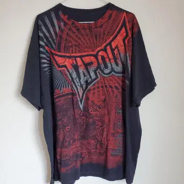 미국 구제 의류 격투기 TAPOUT 탭 아웃 티셔츠 Y2K 2XL
