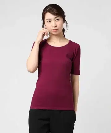 R JUBILEE 새상품 백 레이스업 티 탑 티셔츠