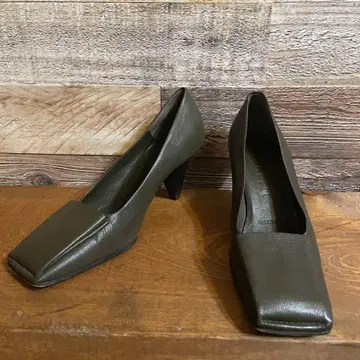 질 샌더 펌프스 23cm 정도 사이즈 35 올리브