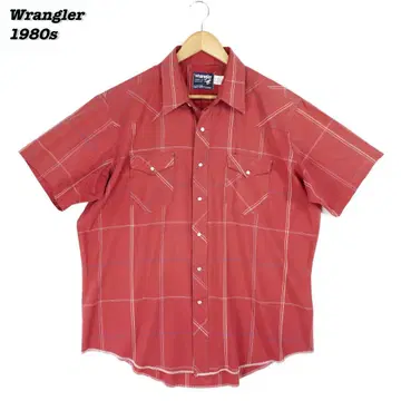 Wrangler 웨스턴 셔츠 1980년대 SH2230