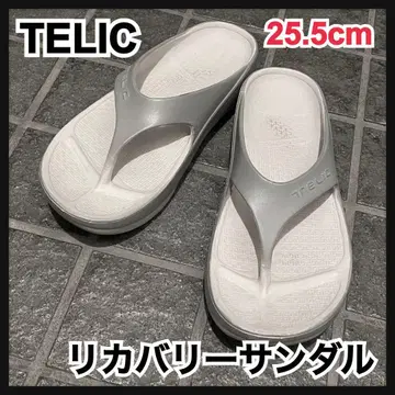 TELIC W-FLIP FLOP 그레이 25.5~26cm