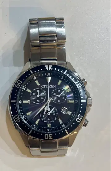 CITIZEN 크로노그래프 손목시계 에코 드라이브 H500-S064538