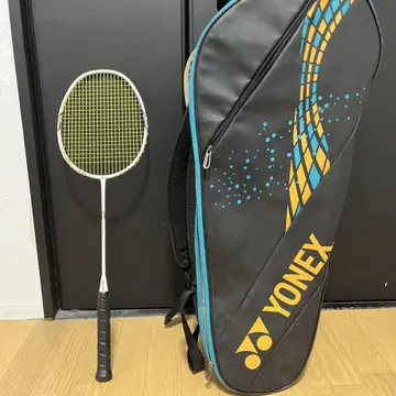 YONEX 라켓 백 블랙/오렌지 듀오라 6 포함