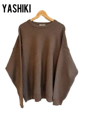 YASHIKI 20AW 니트 브라운 컬러