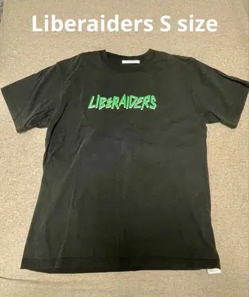 새상품급! Liberaiders 블랙 로고 티셔츠