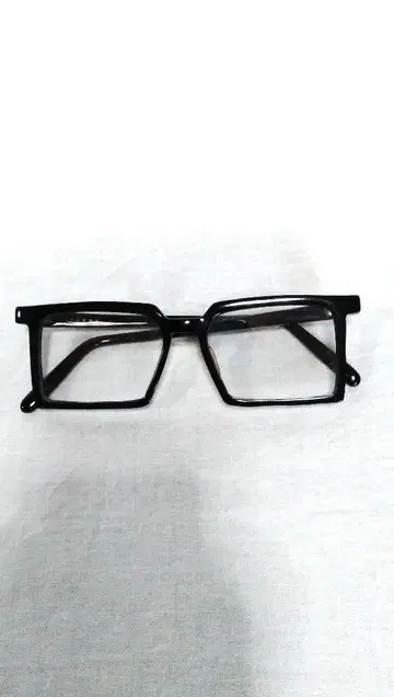 레어 하쿠산 안경점 블랙 스퀘어 안경