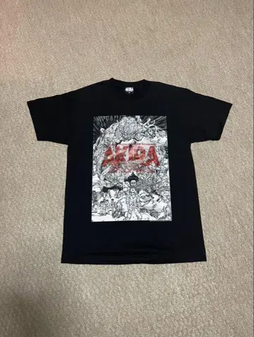 AKIRA 그래픽 티셔츠 M 블랙 오토모 가츠히로