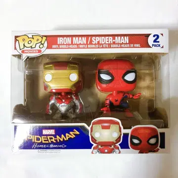 FUNKO POP 마블 스파이더맨 아이언맨 2PACK