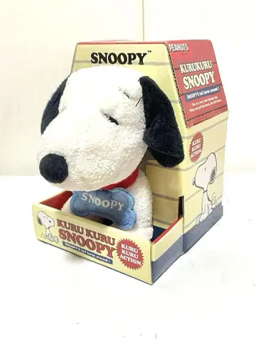 새상품, 미사용 PEANUTS SNOOPY 스누피 빙글빙글 봉제 인형
