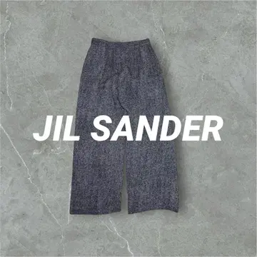 JIL SANDER 질 샌더 비스코스 슬랙스 블랙