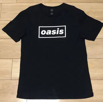 oasis 오아시스 로고 티셔츠 블랙 M 사이즈
