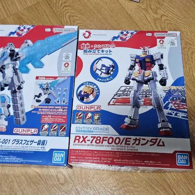 GUNDAM | 건담 1/144 RX-78F00/E Glass Feather Osaka Expo