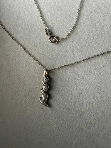 Ross Simons 골드 트위스트 디자인 목걸이 VINTAGE