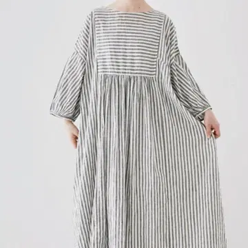 네스트로브 스트라이프 요크 2way 원피스