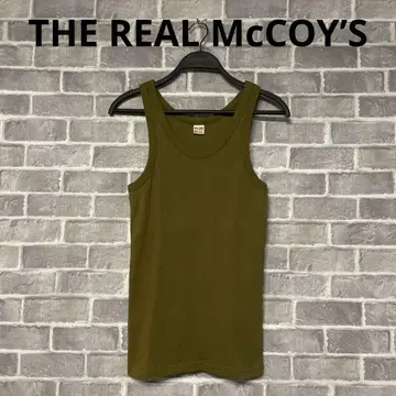 THE REAL McCOY'S 리얼 맥코이 탱크탑 S 카키