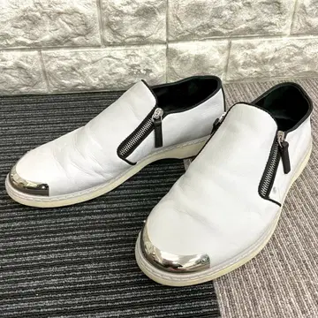 쥬세페 자노티 옴므 슬립온 사이드 지퍼 스니커즈 가죽