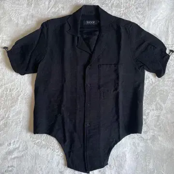 SHOOP 슈프 변형 오픈 카라 셔츠