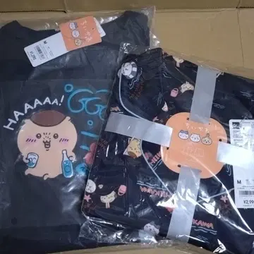 지유 GU 밤만쥬 셔츠 M과 파자마 세트 M