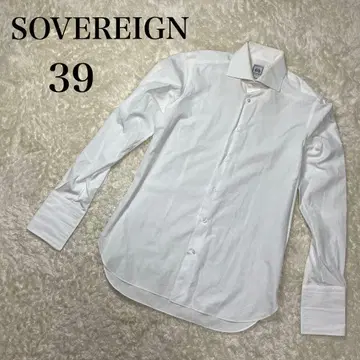 SOVEREIGN 소버린 턱시도 드레스 셔츠 남성용 화이트 39