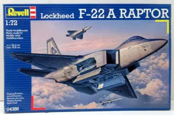 레벨 1/72 록히드 F-22A 래퍼터 4386