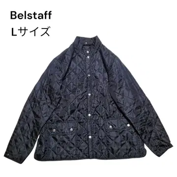 Belstaff 벨스태프 퀼팅 자켓 블랙 L 후드 결품