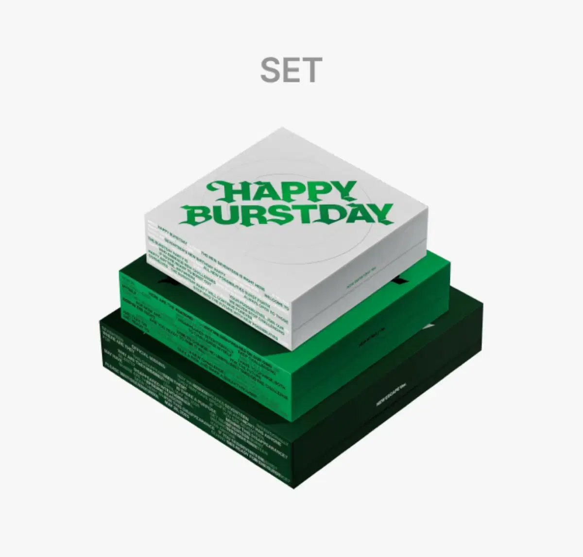Svt 세븐틴 정규 5집 happy burstday 개봉 앨범 세트