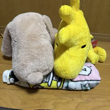 스누피 우드스탁 봉제 인형 BIG