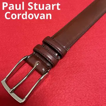 코도반 벨트 폴 스튜어트 남성용 홍차 cordovan
