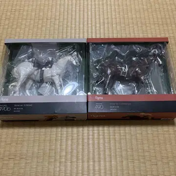 figma 말 피규어 Horse ver.2 화이트, 브라운 세트