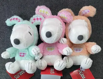 SNOOPY 스누피 봉제 인형 부활절 3종 세트