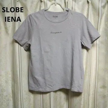 SLOBE IENA 슬로브 이에나 로고 티 반팔 티셔츠 베이지