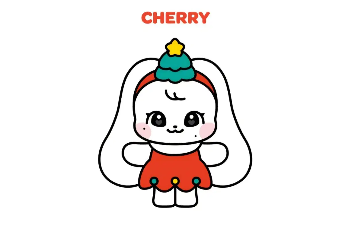 (원영-체리) 미니브 크리스마스 플러시 인형