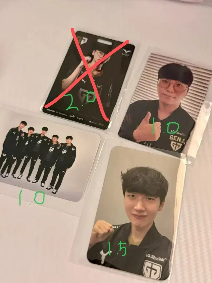 LCK 선수 포토카드