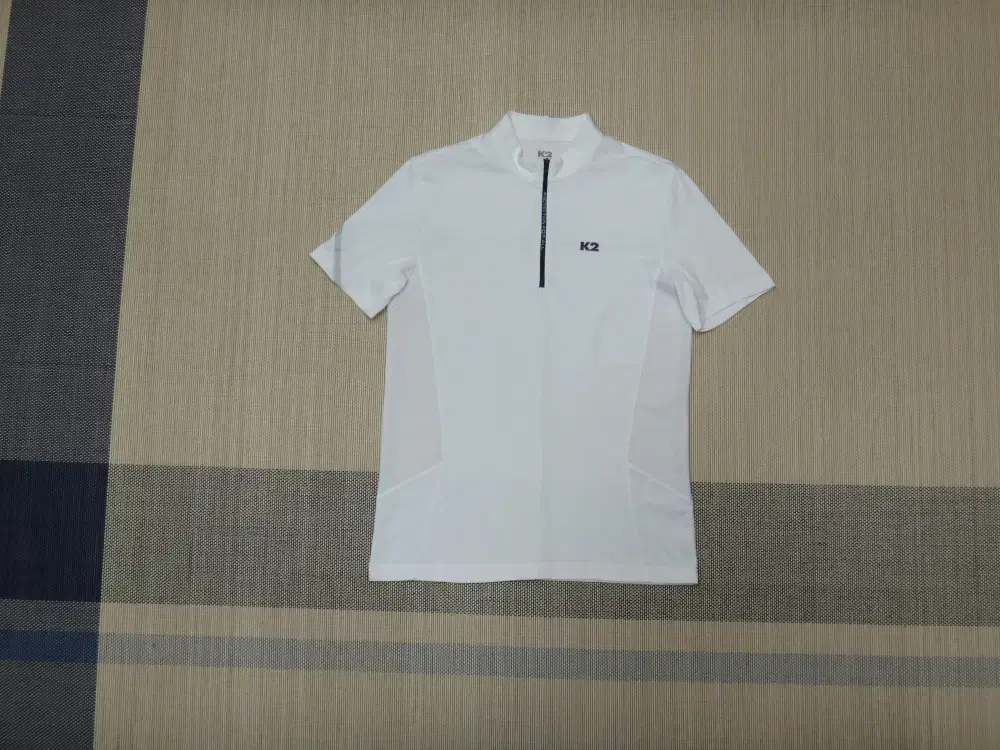 (L/100) K2 Men's Hiking T-shirt HIKE Short Sleeve Zip-Up T-shirt