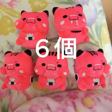 하라페코 봉제 인형 마스코트 스트랩 5개 세트