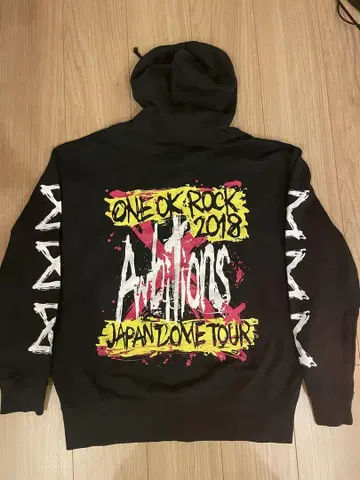 ONE OK ROCK 2018 Ambitions 후드티 L 사이즈