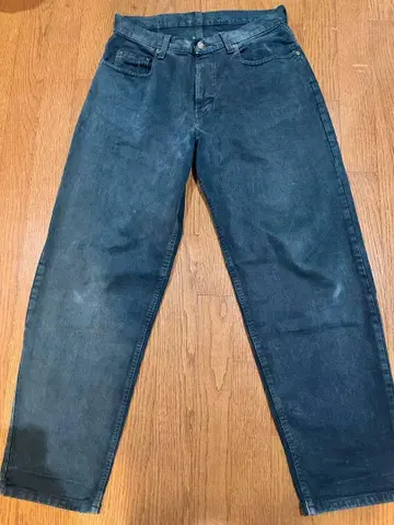 GAP 90s 데님 배기 팬츠 그린