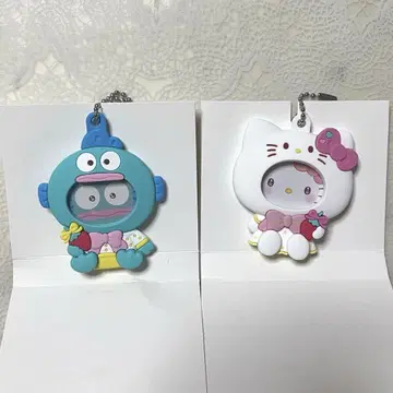 산리오 사진 배지가 달린 마스코트 헬로키티 한교동