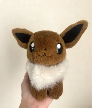 TOMY 이브이 포켓몬 봉제 인형 빨간색 택