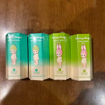 소니 엔젤 애니멀 베지터블 4개 세트 미개봉 새상품 슈링크 포함
