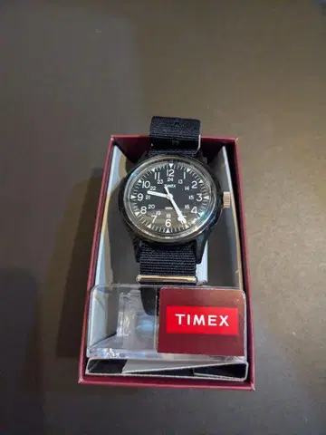TIMEX 아날로그 시계 블랙