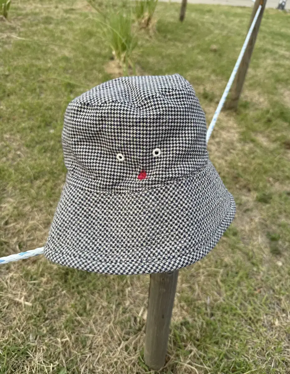 #Boonshop#r by 45rpm Bucket Hat Denim Bucket Hat Houndstooth Hat