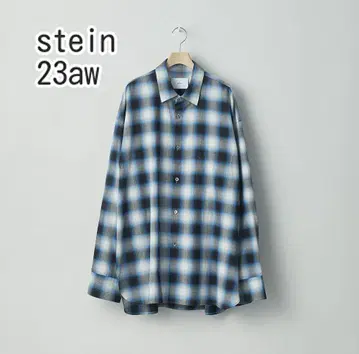 stein OVERSIZED DOWN PAT SHIRT 옴브레 셔츠