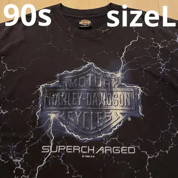 90s 할리데이비슨 썬더 티셔츠 L 사이즈