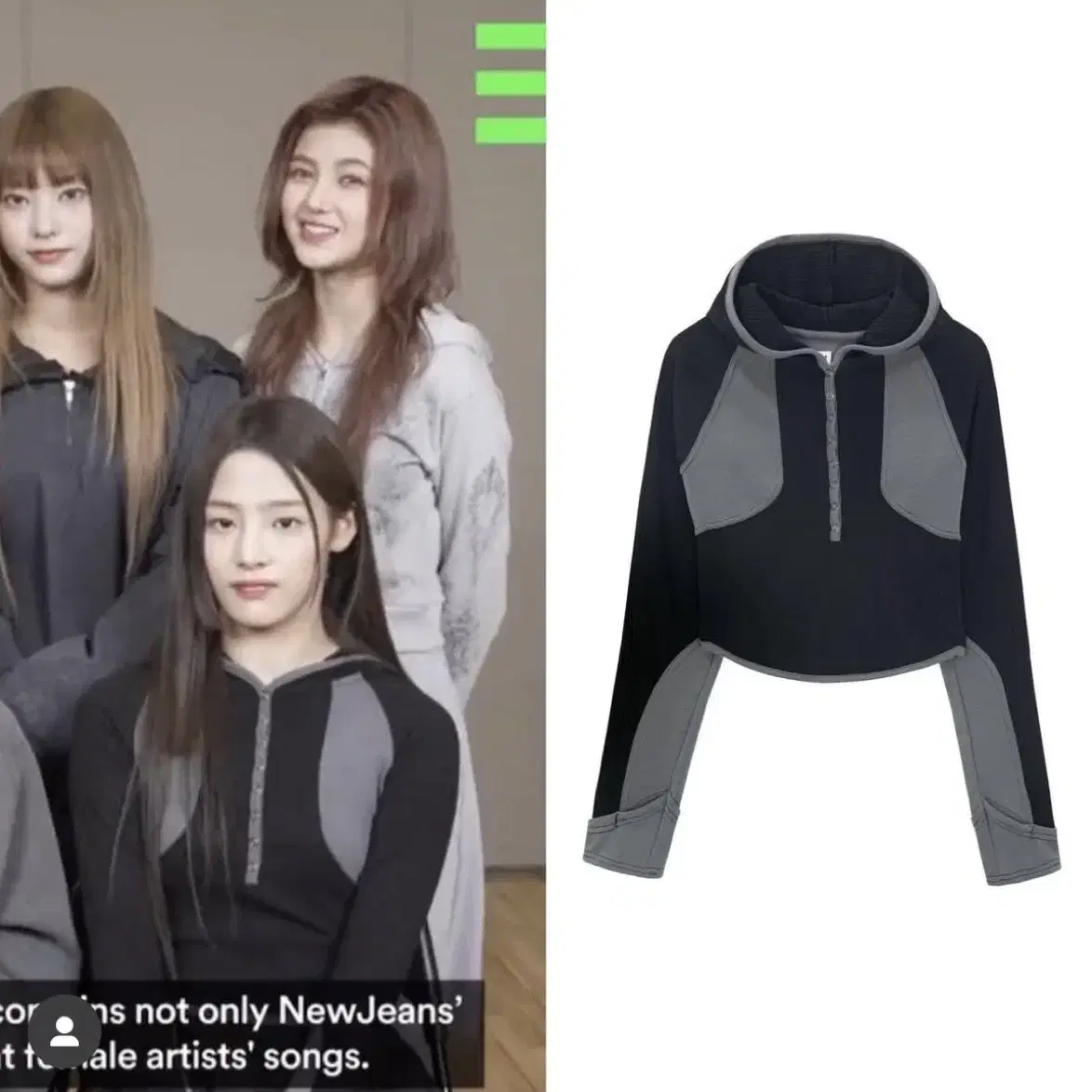 Coyseio stitch hood zip-up charcoal OS #Coyseio,#코이세이오