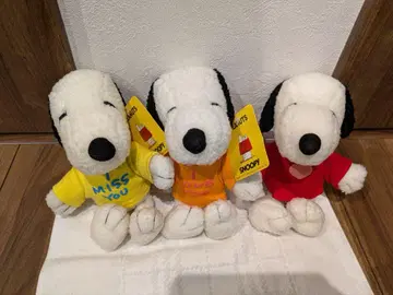 SNOOPY 스누피 빈티지 레트로 골동품 오래된 봉제 인형 3개