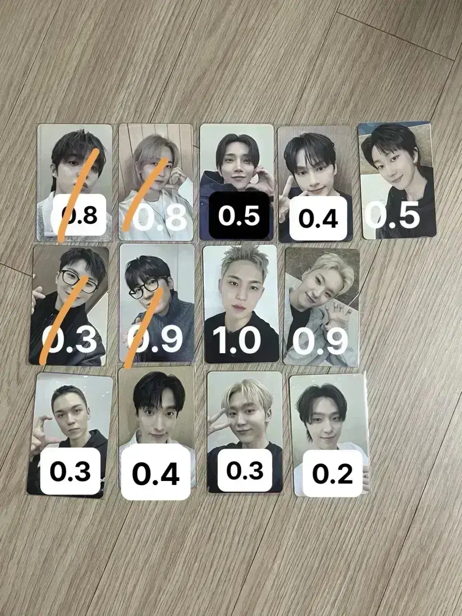 세븐틴 10주년 포카