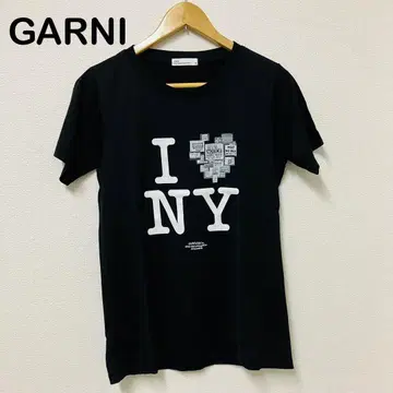 GARNI I LOVE NY 블랙 티셔츠