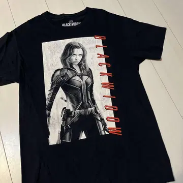 마블 공식 블랙 위도우 티셔츠 M BLACKWIDOW 스칼렛
